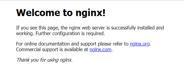 Nginx - Bem vindo