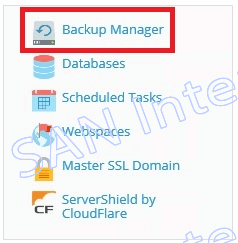 Plesk - Backup Manager