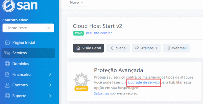 Cloud Host V2 - Upgrade