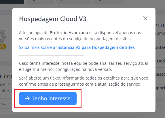 Migração para Cloud Host V3